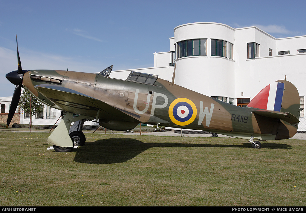 Aircraft Photo of G-HUPW / R4118 | Hawker Hurricane Mk1 | UK - Air Force | AirHistory.net #268763
