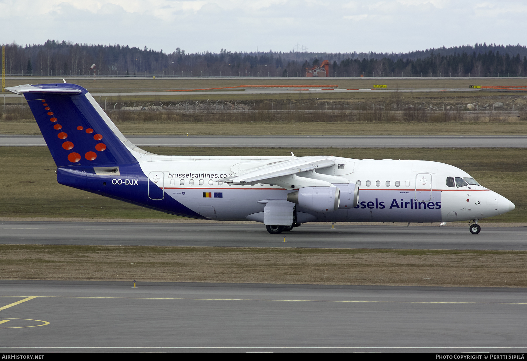 Aircraft Photo of OO-DJX | British Aerospace Avro 146-RJ85 | Brussels Airlines | AirHistory.net #268776