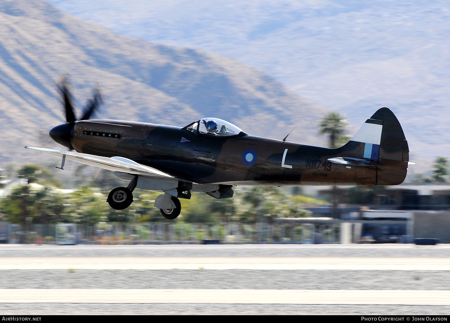 Aircraft Photo of N749DP / NX749DP / NH749 | Supermarine 379 Spitfire FR14 | UK - Air Force | AirHistory.net #268781