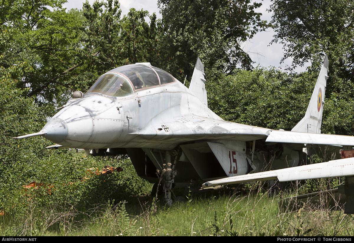 Aircraft Photo of 15 | Mikoyan-Gurevich MiG-29UB (9-51) | Romania - Air Force | AirHistory.net #268819