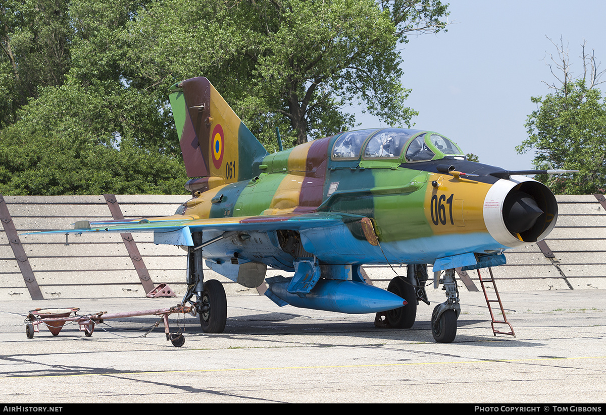 Aircraft Photo of 061 | Mikoyan-Gurevich MiG-21UM Lancer B | Romania - Air Force | AirHistory.net #268821