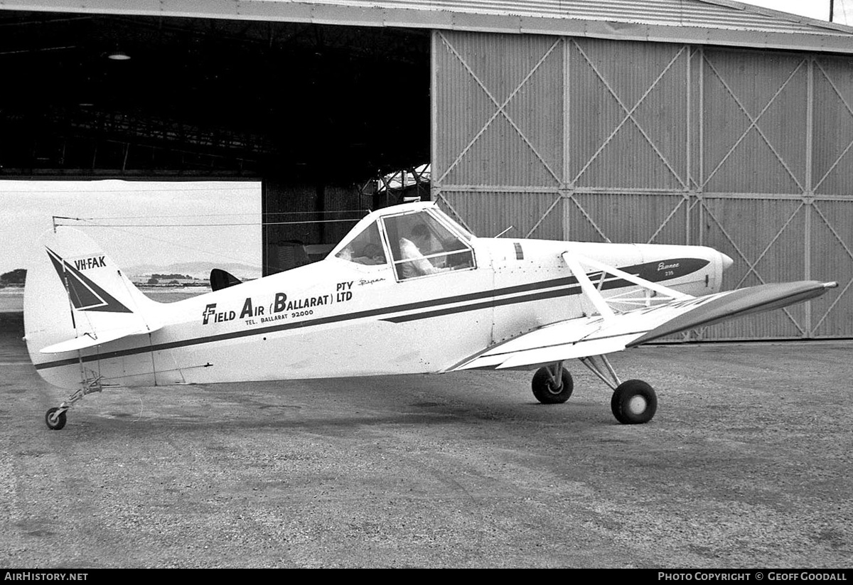 Aircraft Photo of VH-FAK | Piper PA-25-235 Pawnee | Field Air | AirHistory.net #268844