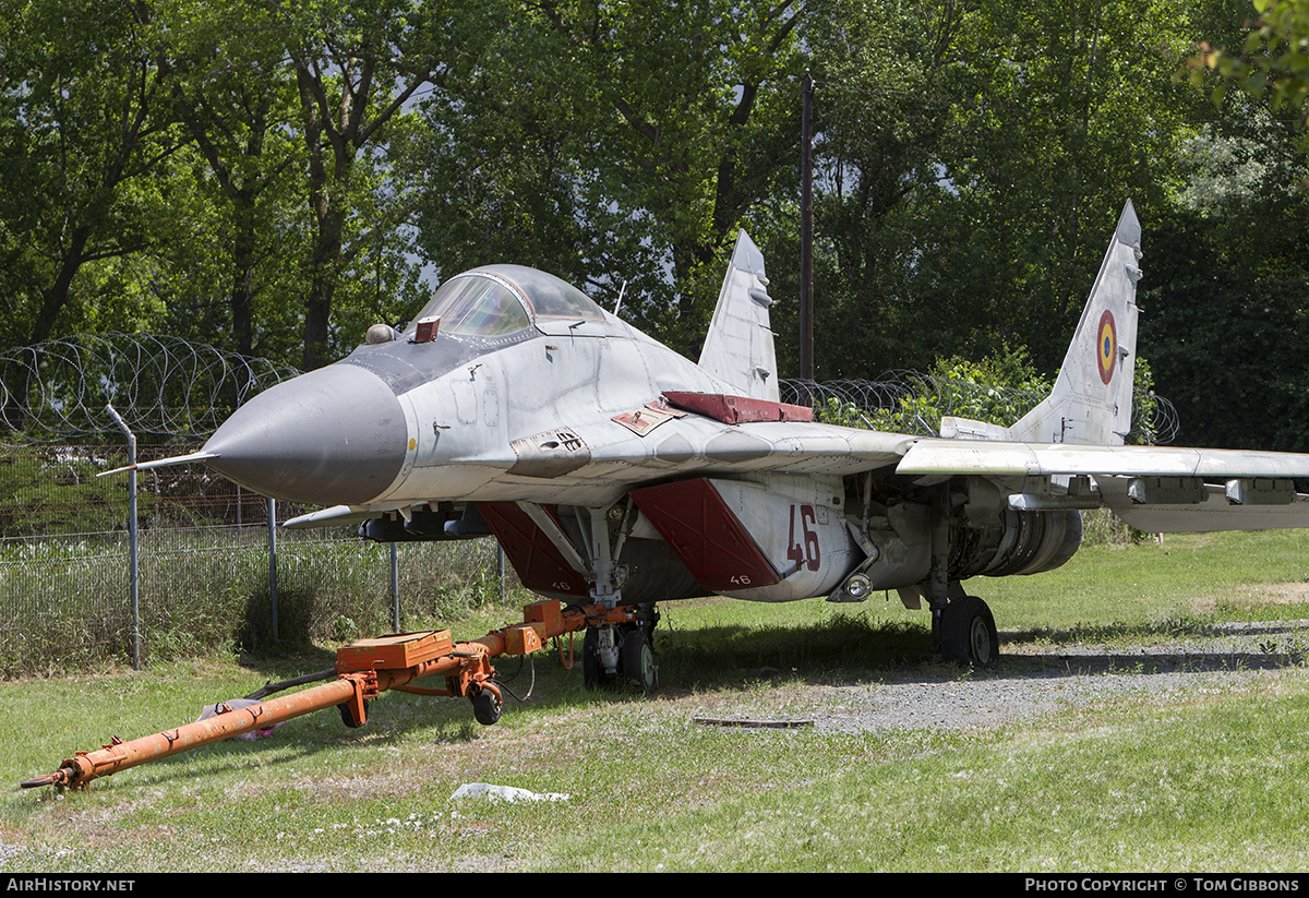 Aircraft Photo of 46 | Mikoyan-Gurevich MiG-29A (9-12A) | Romania - Air Force | AirHistory.net #268848