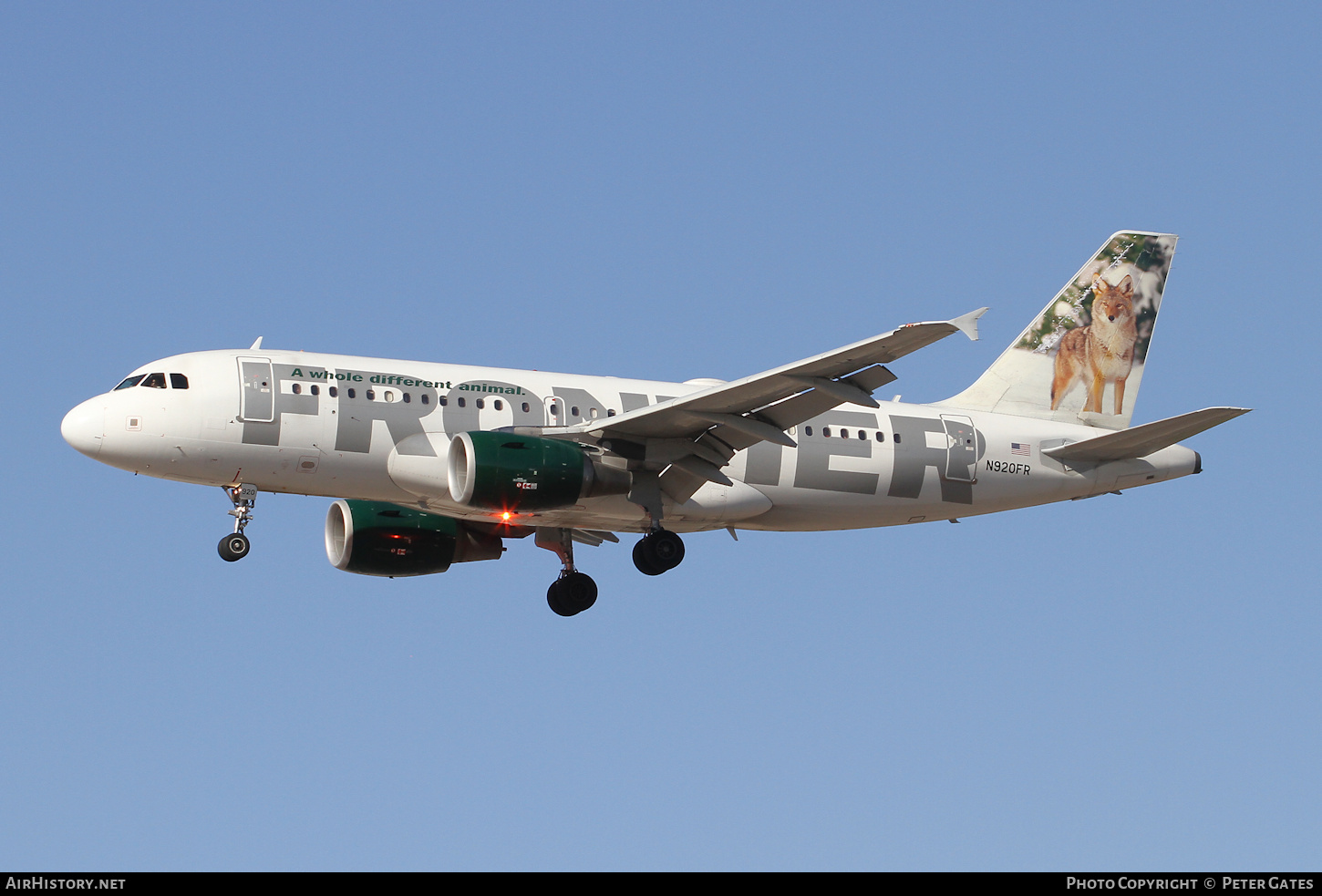 Aircraft Photo of N920FR | Airbus A319-112 | Frontier Airlines | AirHistory.net #268853