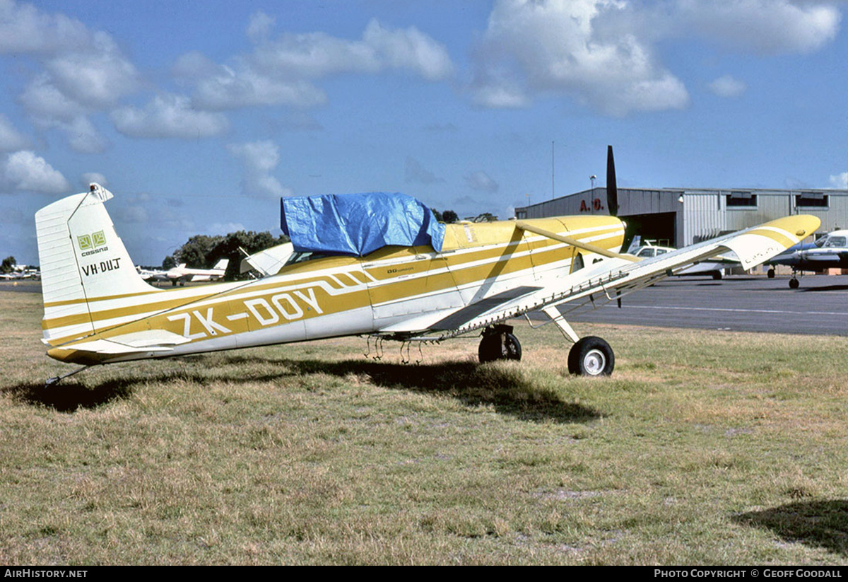 Aircraft Photo of VH-DUJ / ZK-DOY | Cessna A188B AgWagon | AirHistory.net #268882