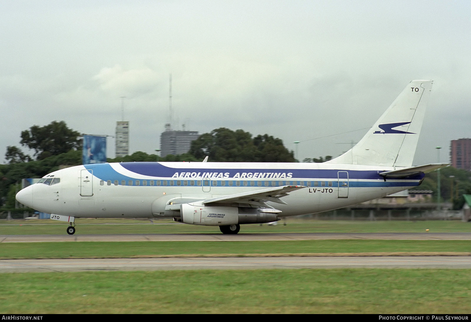 Aircraft Photo of LV-JTO | Boeing 737-287/Adv | Aerolíneas Argentinas | AirHistory.net #268885
