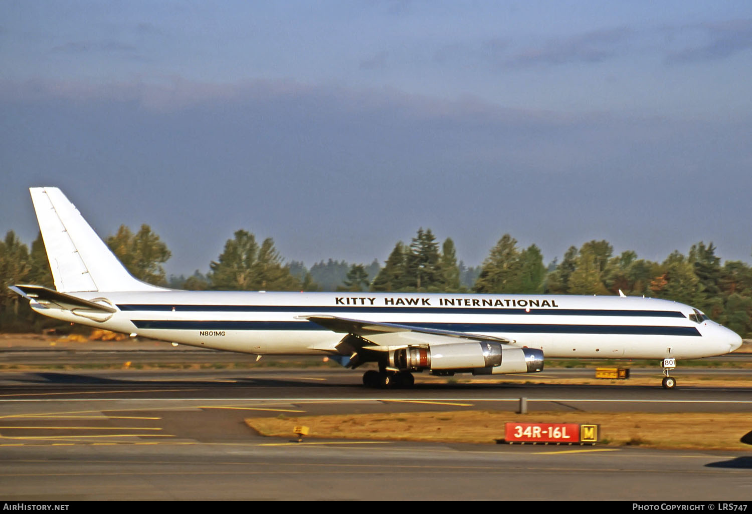 Aircraft Photo of N801MG | McDonnell Douglas DC-8-62H(F) | Kitty Hawk International | AirHistory.net #268908