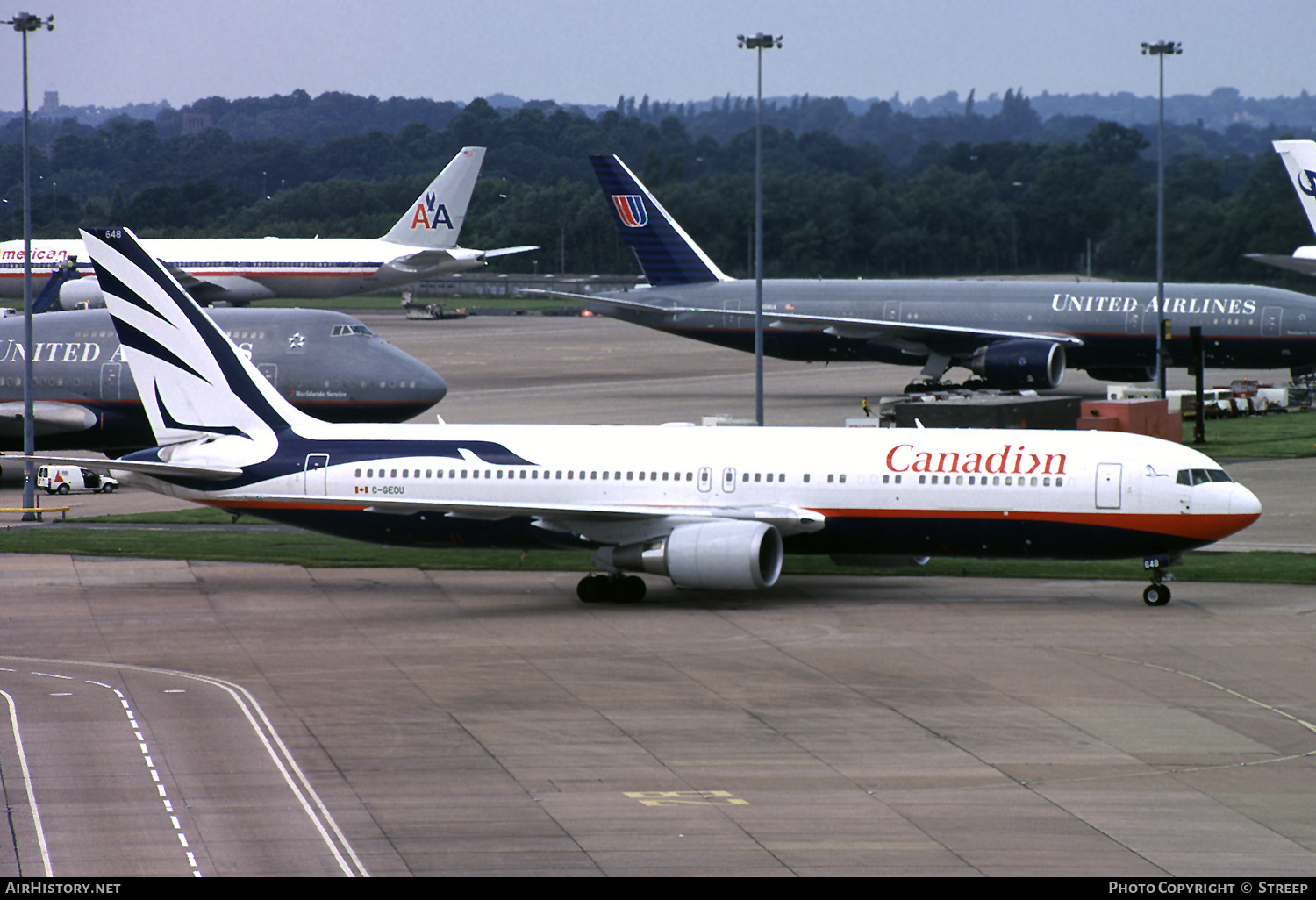Aircraft Photo of C-GEOU | Boeing 767-375/ER | Canadian Airlines | AirHistory.net #268913