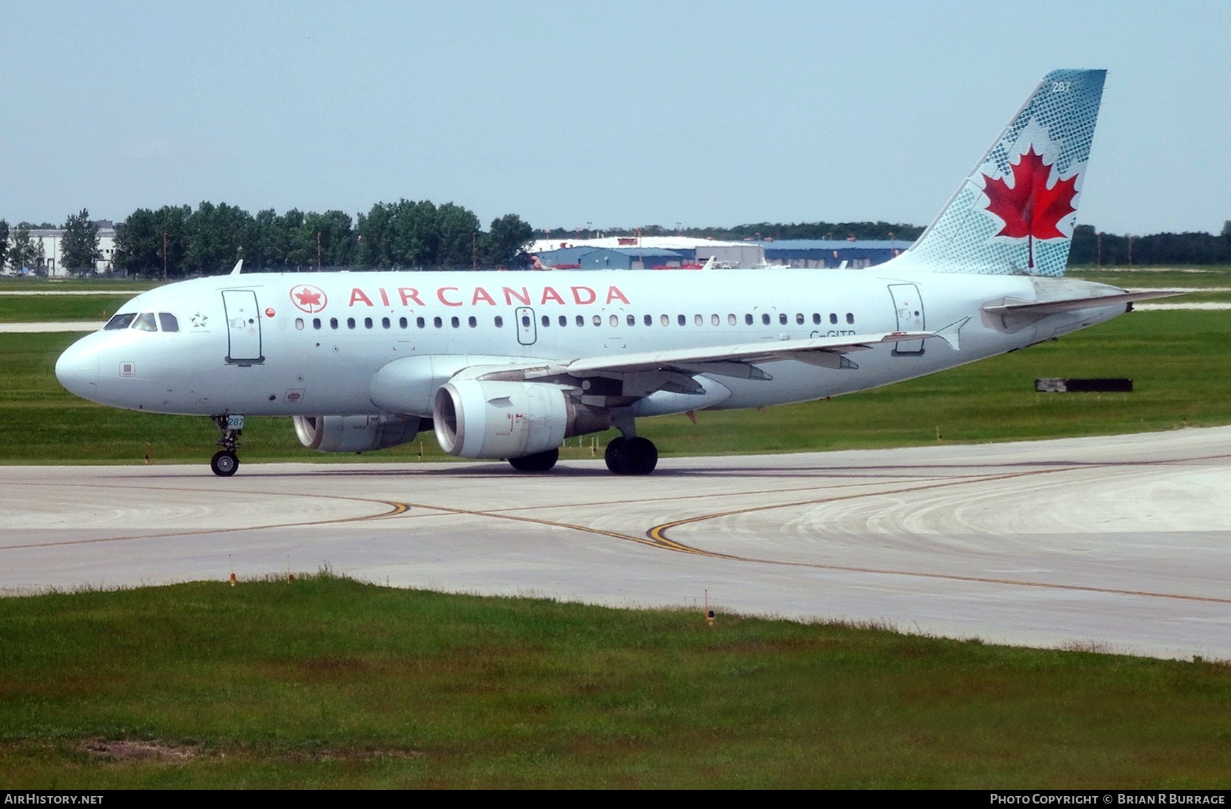 Aircraft Photo of C-GITR | Airbus A319-112 | Air Canada | AirHistory.net #268933