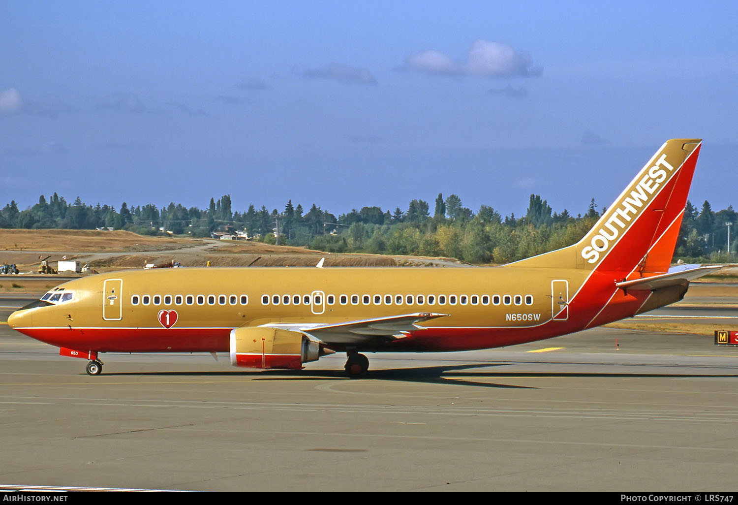 Aircraft Photo of N650SW | Boeing 737-3H4 | Southwest Airlines | AirHistory.net #268939
