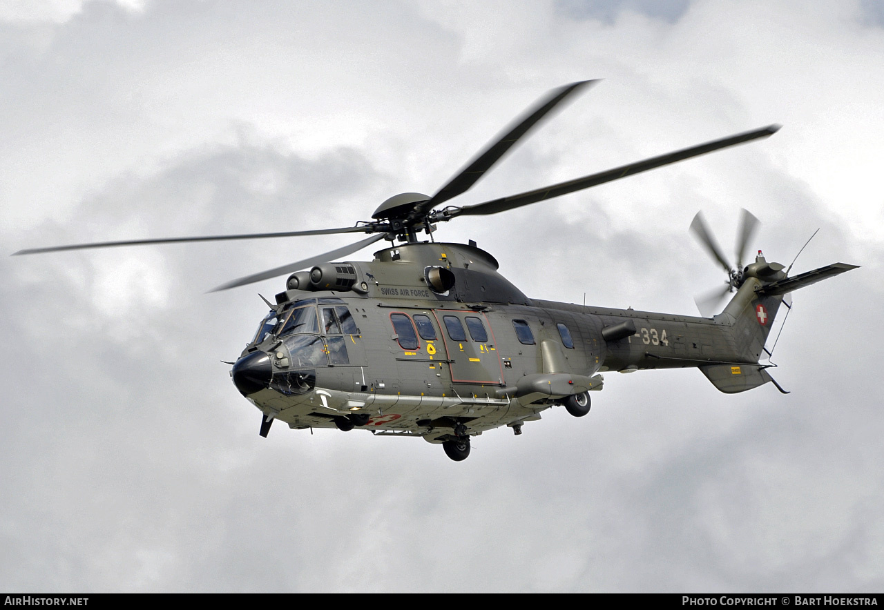 Aircraft Photo of T-334 | Eurocopter TH98 Cougar (AS-532UL) | Switzerland - Air Force | AirHistory.net #268999