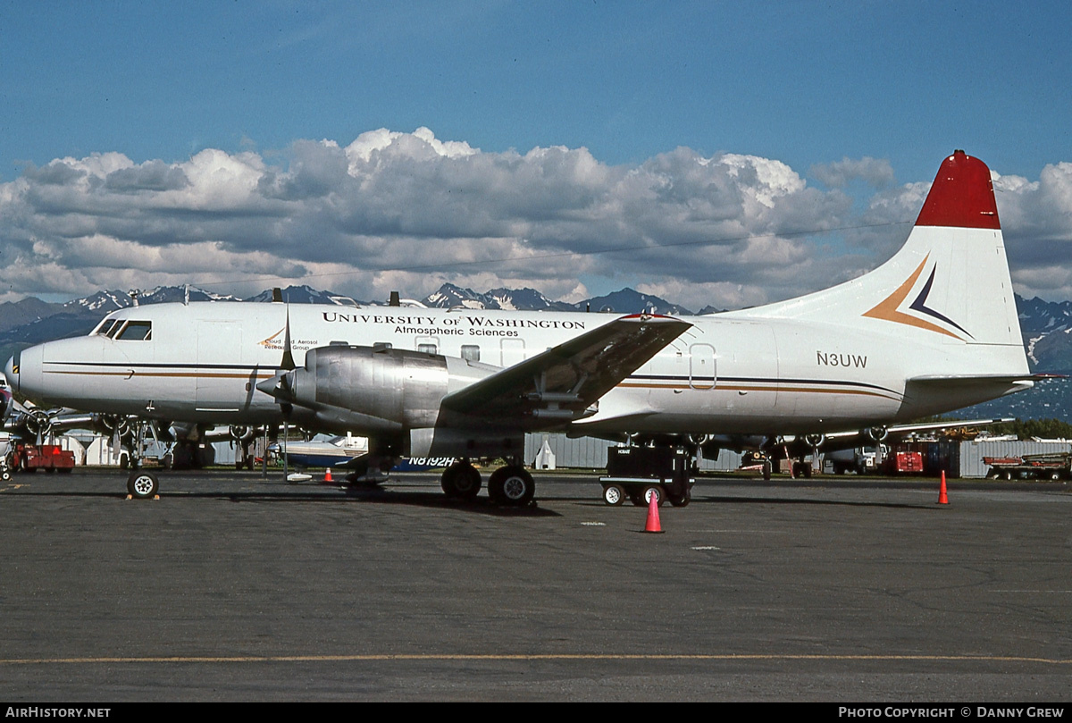 Aircraft Photo of N3UW | Convair 580 | University of Washington | AirHistory.net #269020