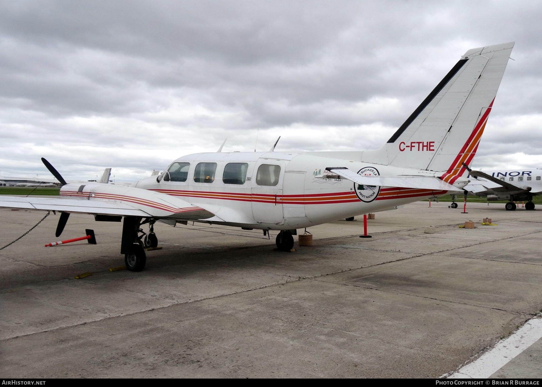 Aircraft Photo of C-FTHE | Piper PA-31-310 Navajo C | RSL Air - Red Sucker Lake Air | AirHistory.net #269050