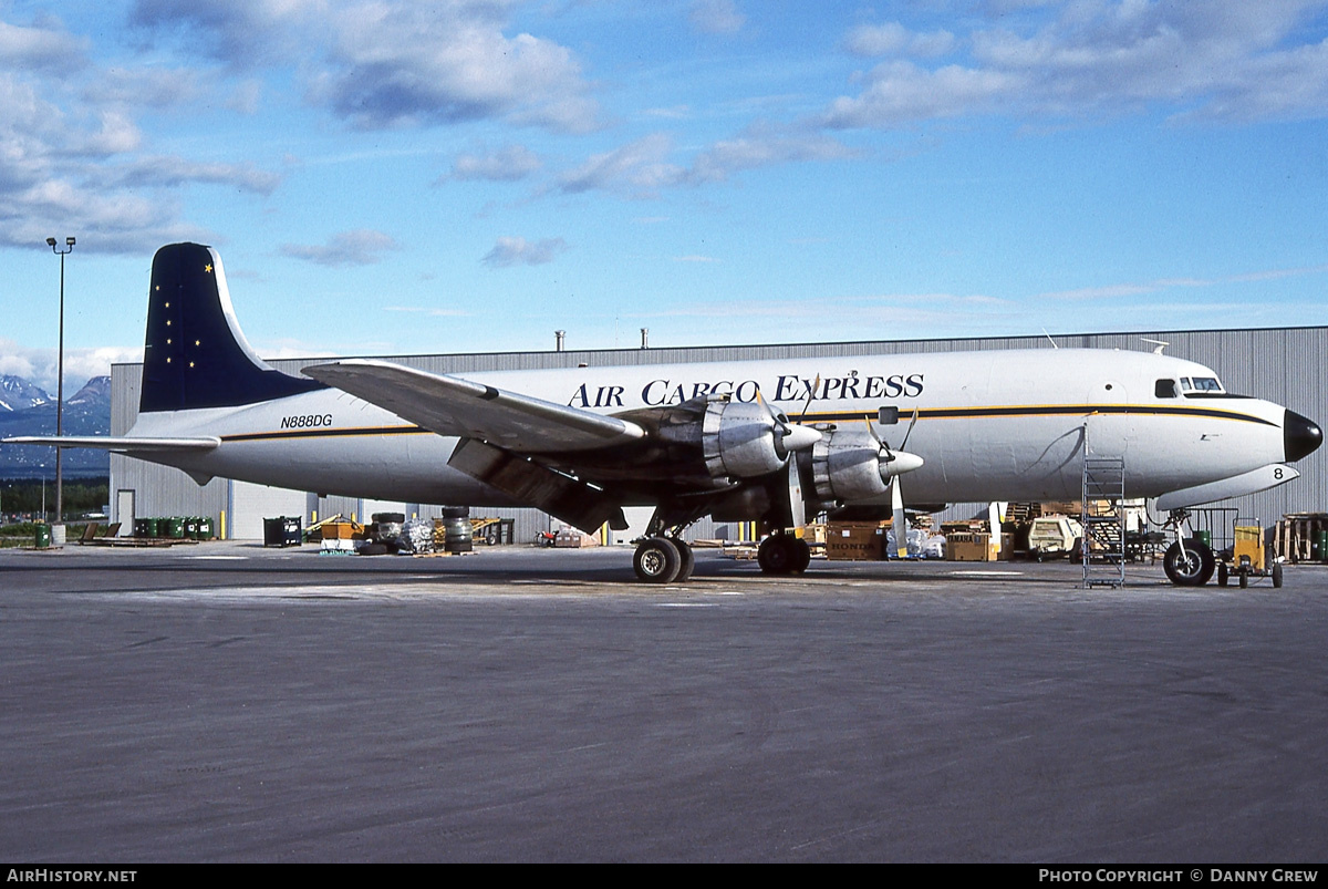 Aircraft Photo of N888DG | Douglas C-118A Liftmaster (DC-6A) | Air Cargo Express | AirHistory.net #269121