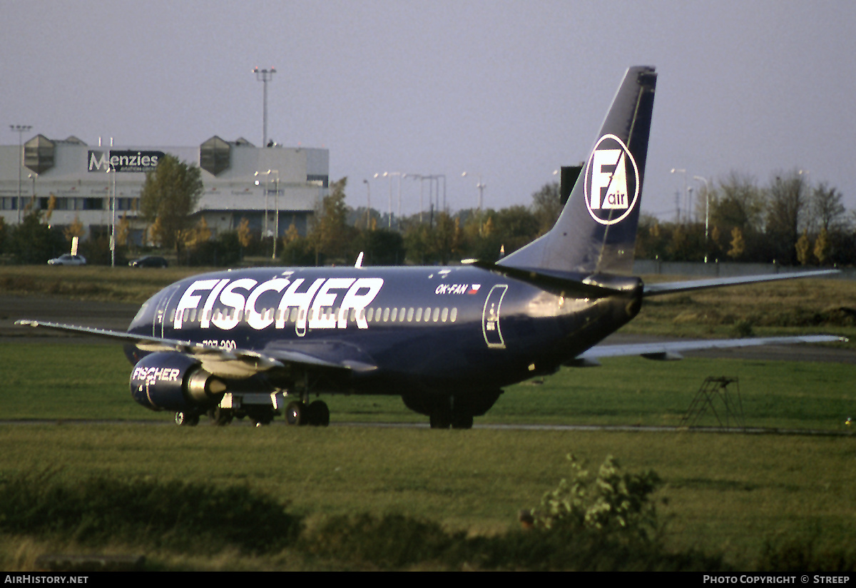 Aircraft Photo of OK-FAN | Boeing 737-33A | Fischer Air | AirHistory.net #269134