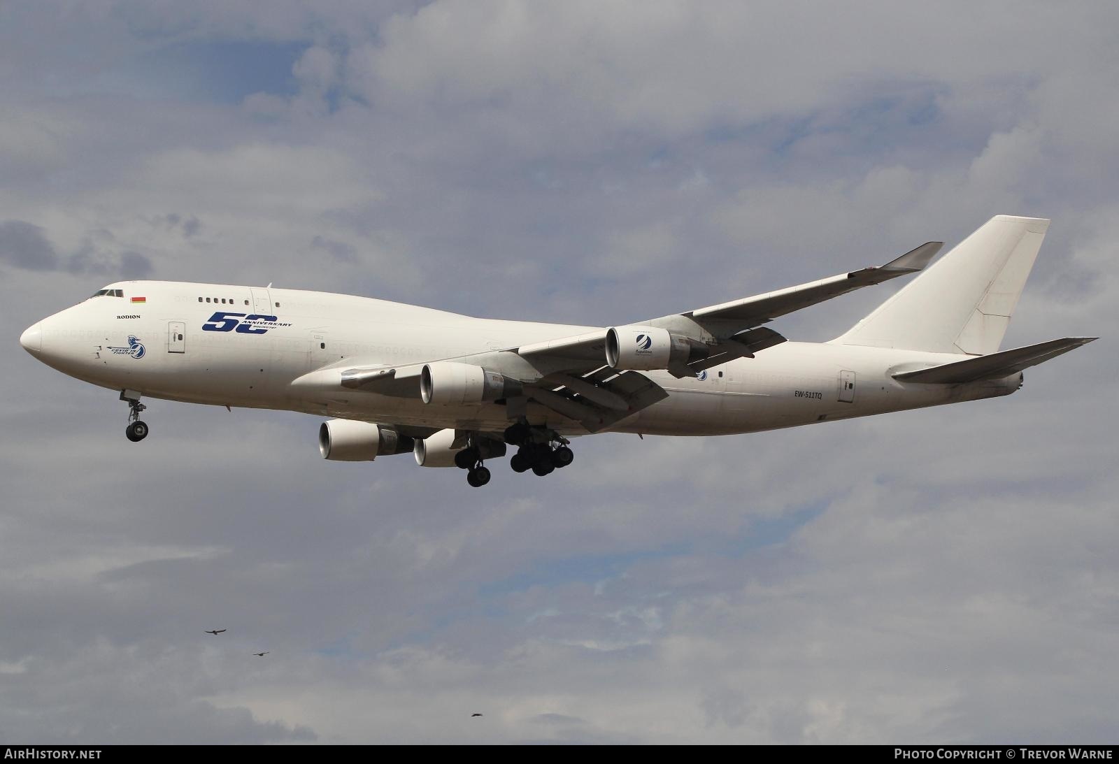 Aircraft Photo of EW-511TQ | Boeing 747-412(BCF) | AirHistory.net #269138