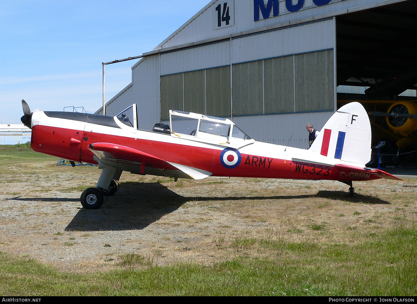 Aircraft Photo of C-GBRW / WG323 | De Havilland Canada DHC-1 Chipmunk T10 | UK - Army | AirHistory.net #269151