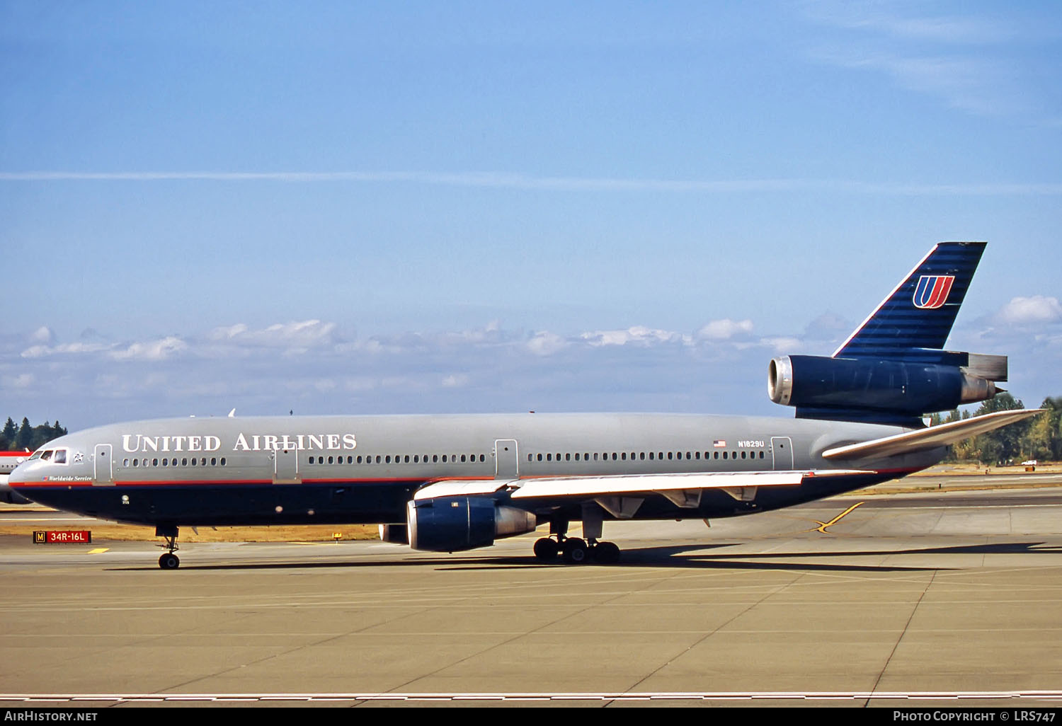 Aircraft Photo of N1829U | McDonnell Douglas DC-10-10 | United Airlines | AirHistory.net #269157