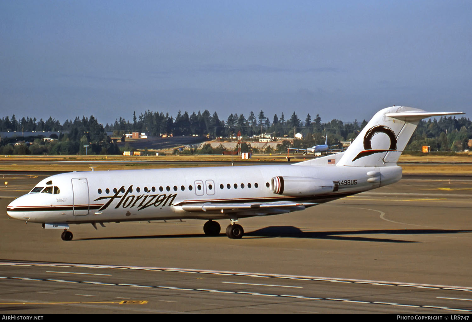 Aircraft Photo of N498US | Fokker F28-4000 Fellowship | Horizon Air | AirHistory.net #269162