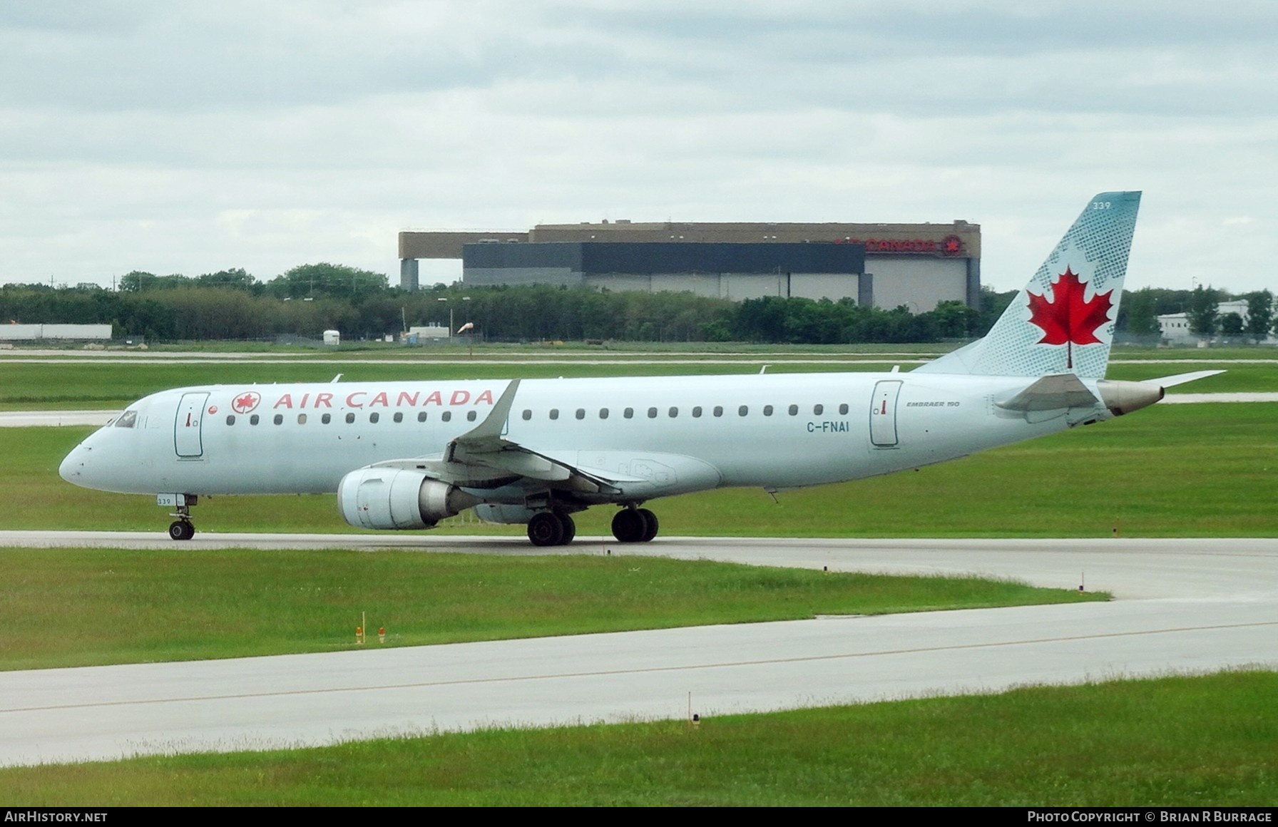 Aircraft Photo of C-FNAI | Embraer 190AR (ERJ-190-100IGW) | Air Canada | AirHistory.net #269169