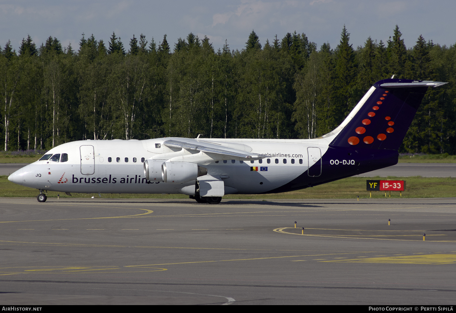 Aircraft Photo of OO-DJQ | British Aerospace Avro 146-RJ85 | Brussels Airlines | AirHistory.net #269183