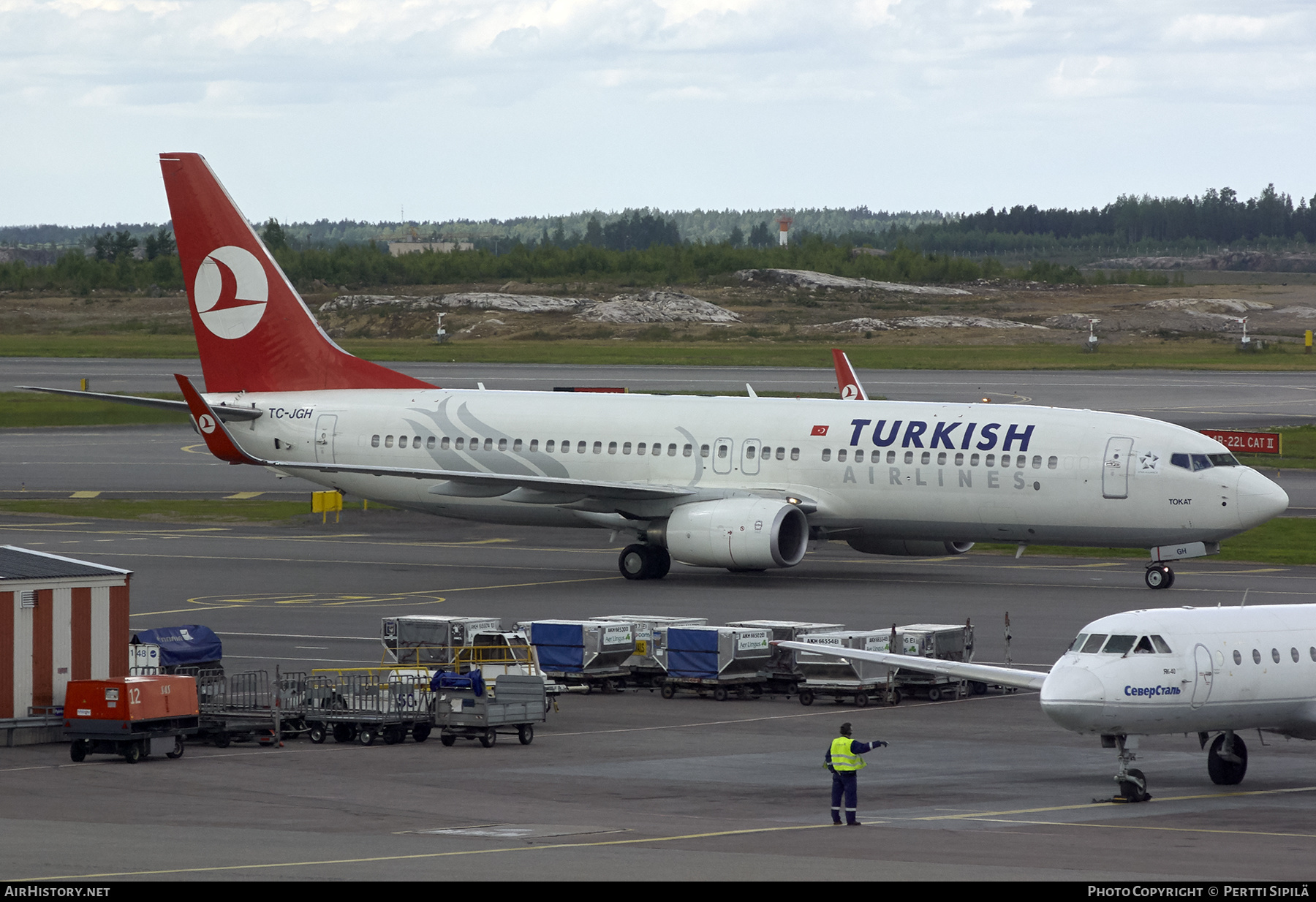 Aircraft Photo of TC-JGH | Boeing 737-8F2 | Turkish Airlines | AirHistory.net #269186