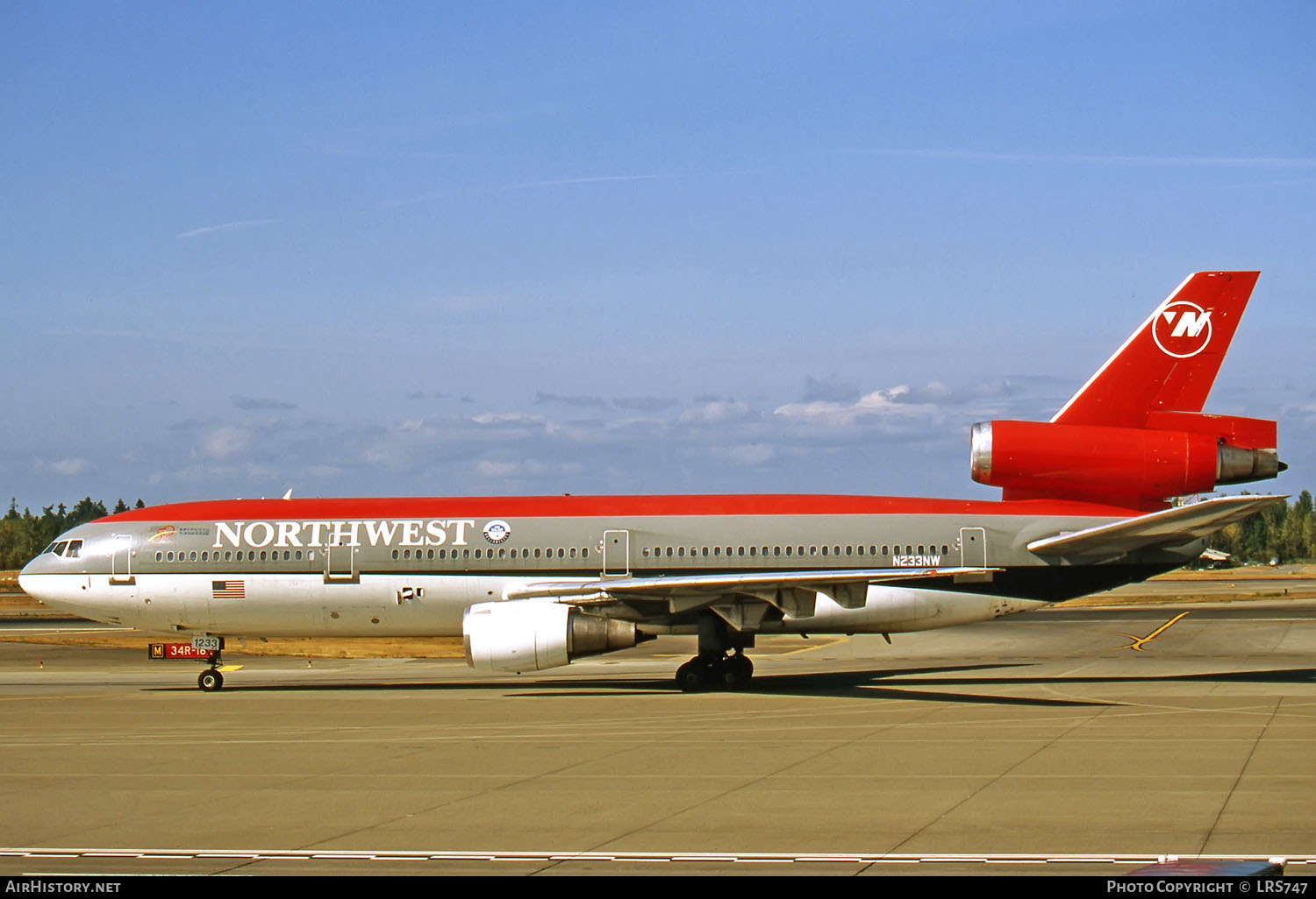 Aircraft Photo of N233NW | McDonnell Douglas DC-10-30 | Northwest Airlines | AirHistory.net #269194