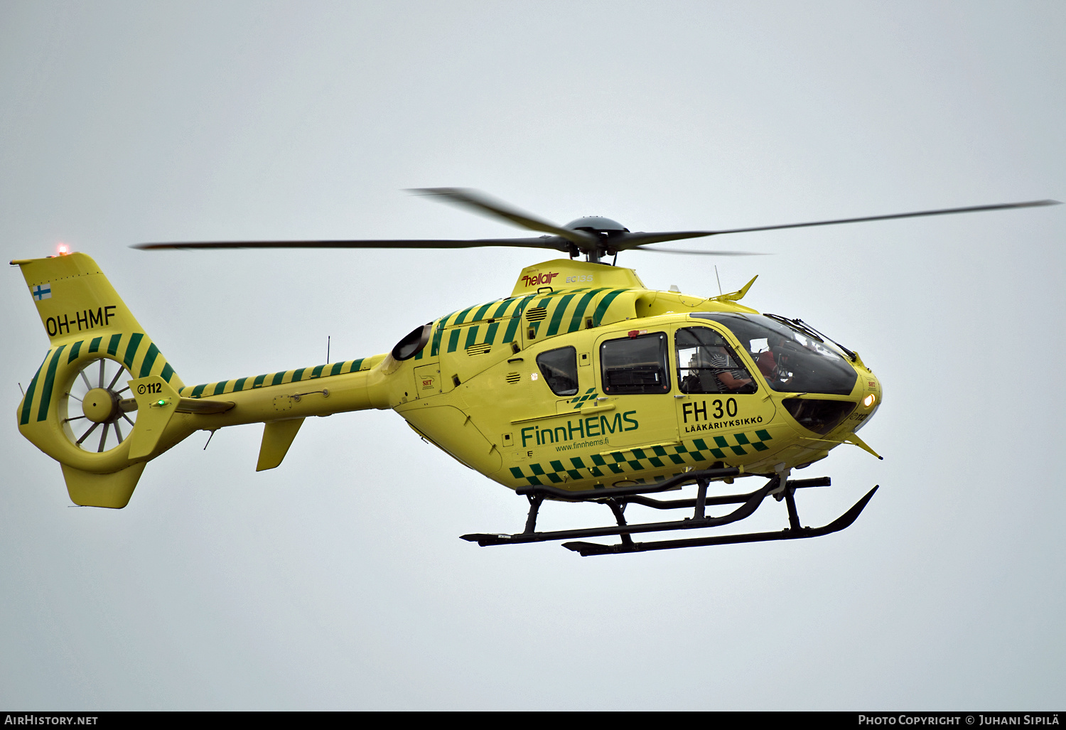 Aircraft Photo of OH-HMF | Eurocopter EC-135P-2+ | FinnHEMS | AirHistory.net #269210