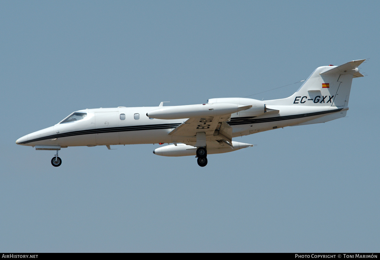 Aircraft Photo of EC-GXX | Gates Learjet 35A | AirHistory.net #269251