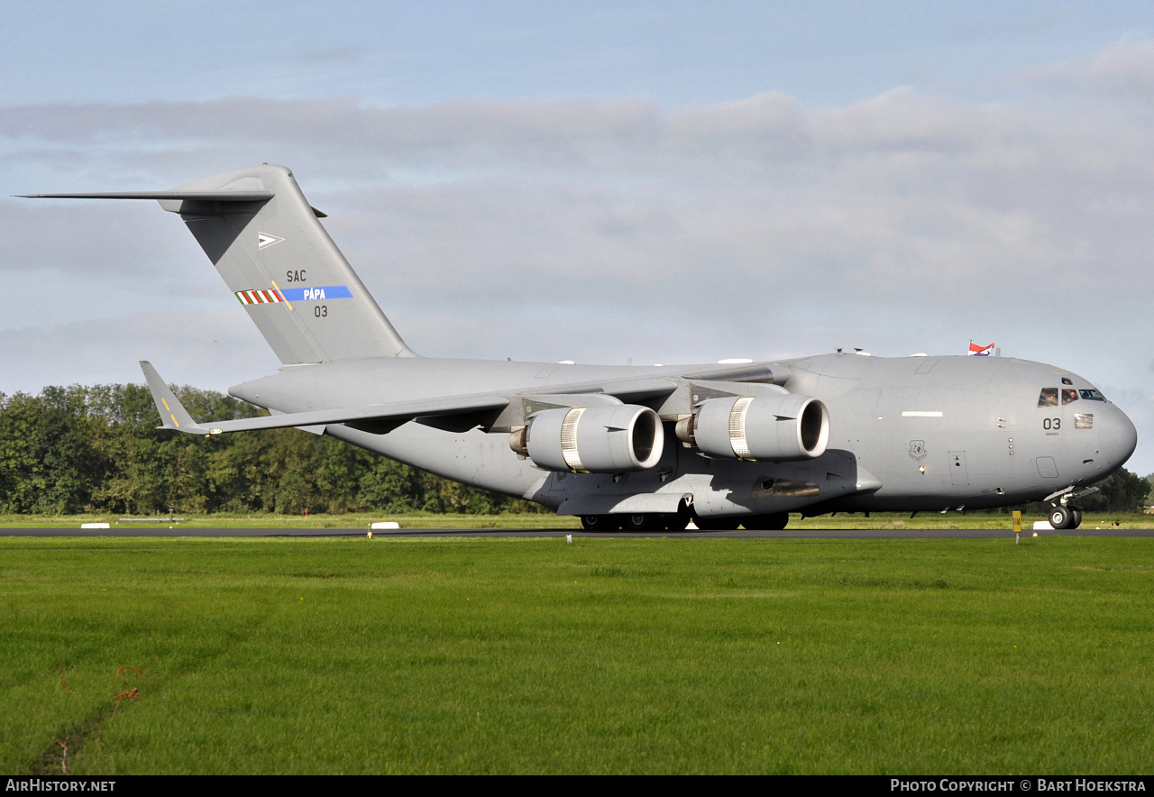 Aircraft Photo of 03 | Boeing C-17A Globemaster III | Hungary - Air Force | AirHistory.net #269290