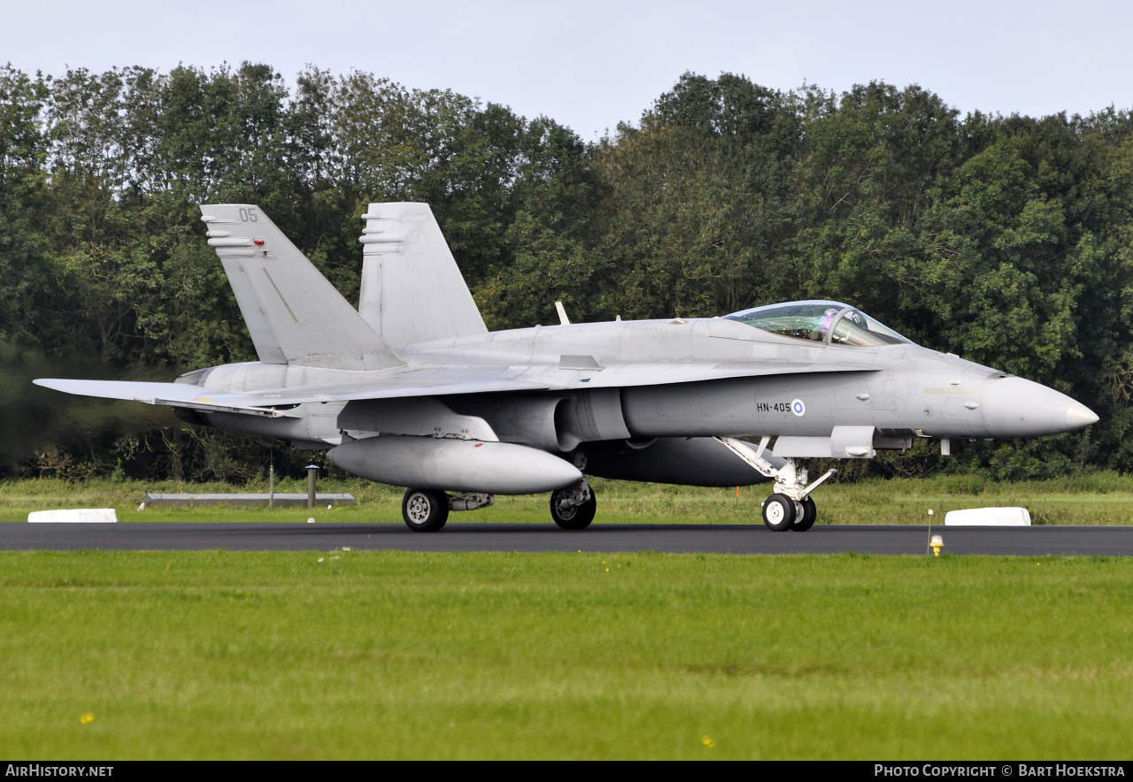 Aircraft Photo of HN-405 | McDonnell Douglas F-18C Hornet | Finland - Air Force | AirHistory.net #269292