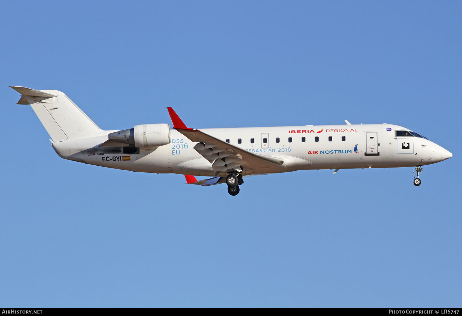 Aircraft Photo of EC-GYI | Bombardier CRJ-200ER (CL-600-2B19) | Air Nostrum | AirHistory.net #269397