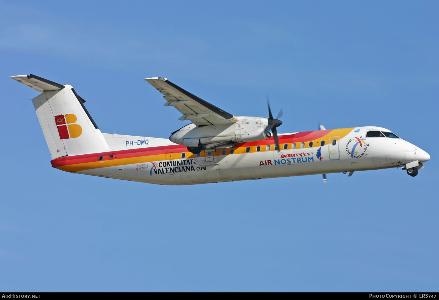 Aircraft Photo of PH-DMQ | Bombardier DHC-8-315Q Dash 8 | Iberia Regional | AirHistory.net #269417