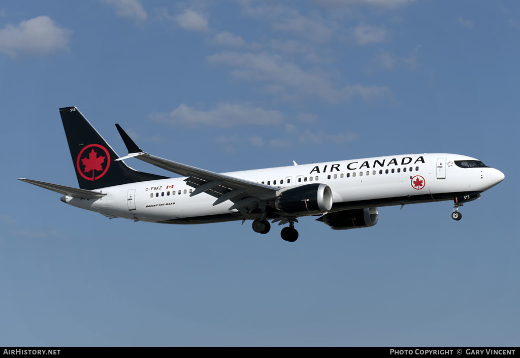 Aircraft Photo of C-FSKZ | Boeing 737-8 Max 8 | Air Canada | AirHistory.net #269449