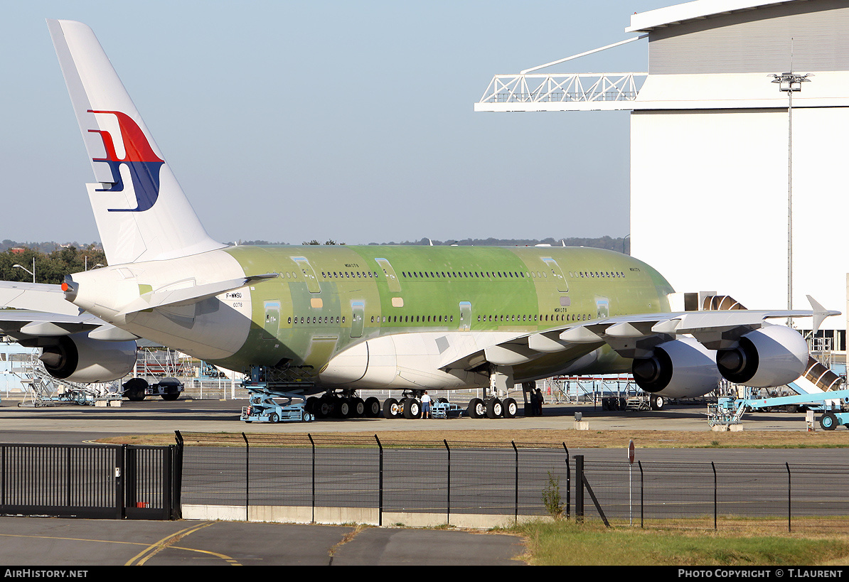 Aircraft Photo of F-WWSU | Airbus A380-841 | Malaysia Airlines | AirHistory.net #269457