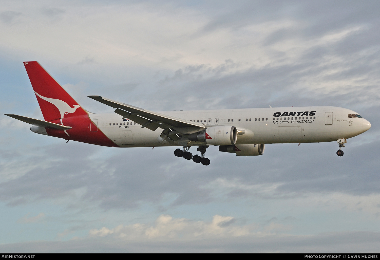 Aircraft Photo of VH-OGG | Boeing 767-338/ER | Qantas | AirHistory.net #269462