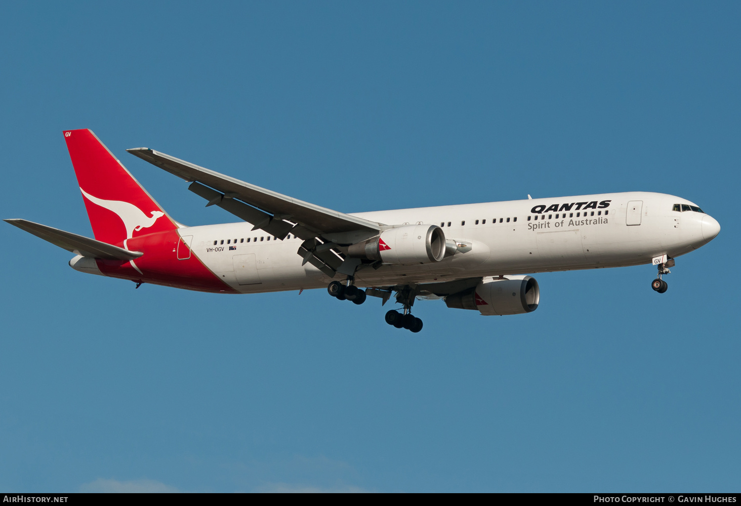 Aircraft Photo of VH-OGV | Boeing 767-338/ER | Qantas | AirHistory.net #269463