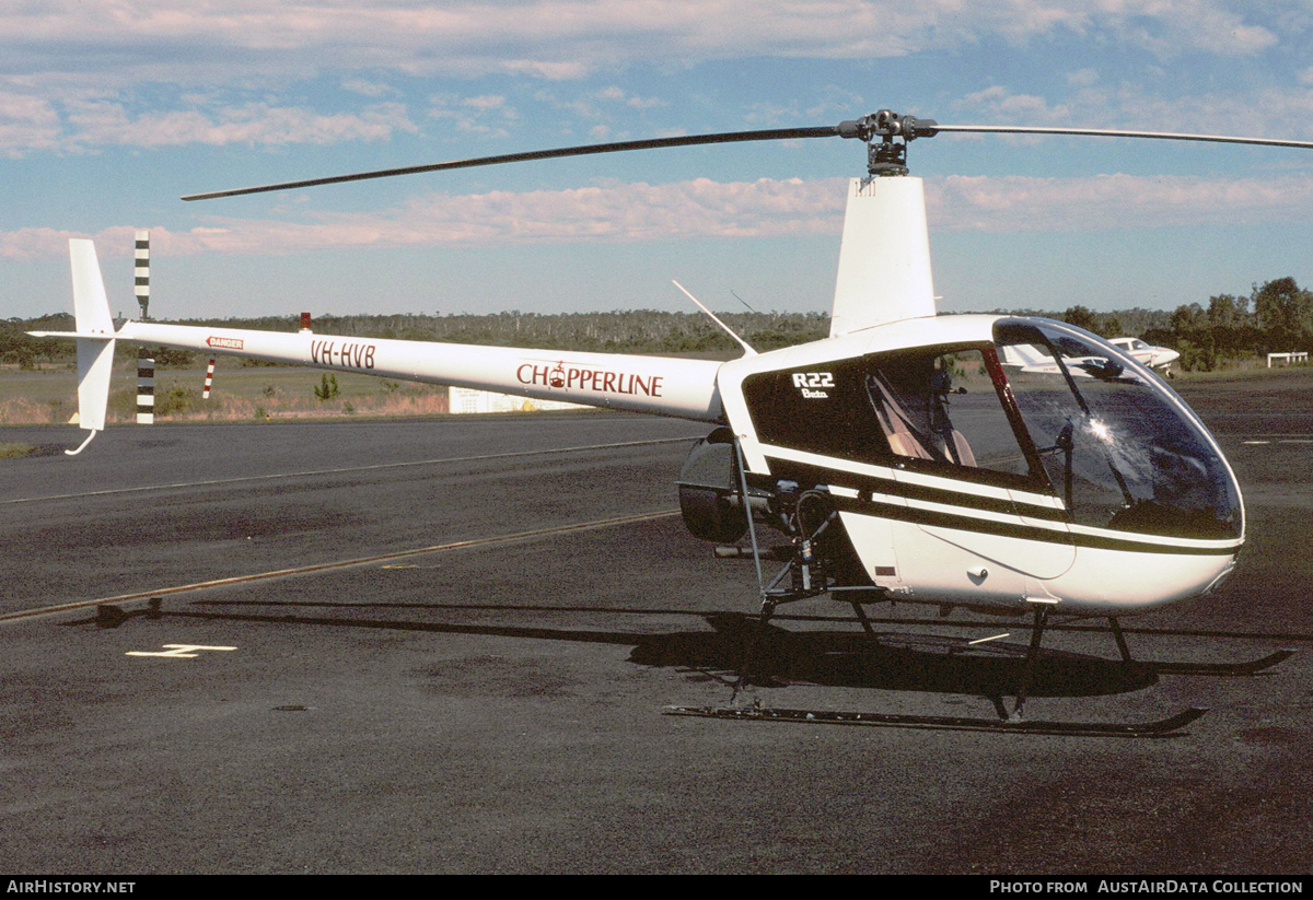 Aircraft Photo of VH-HVB | Robinson R-22 Beta | Chopperline | AirHistory.net #269477