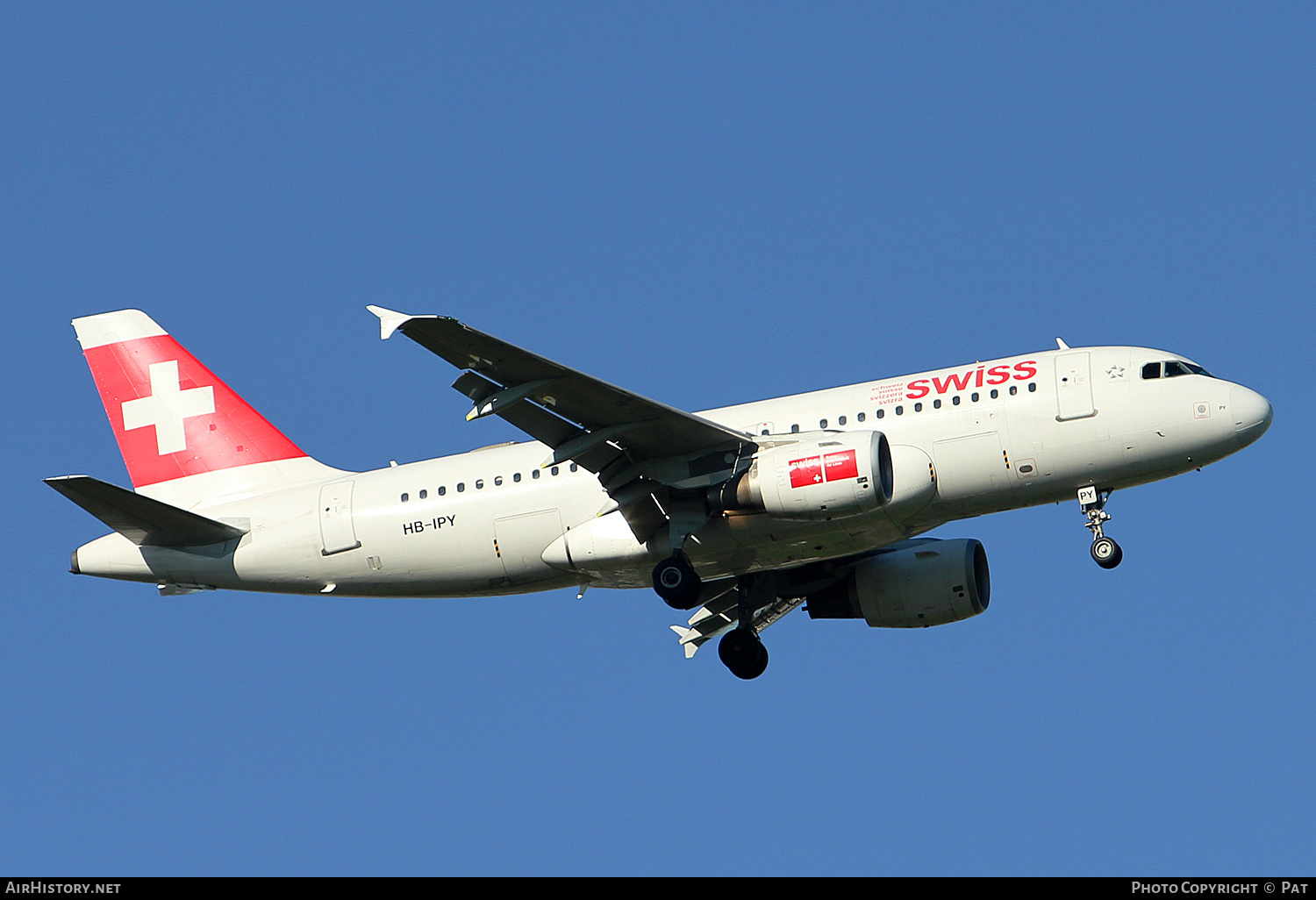 Aircraft Photo of HB-IPY | Airbus A319-112 | Swiss International Air Lines | AirHistory.net #269478