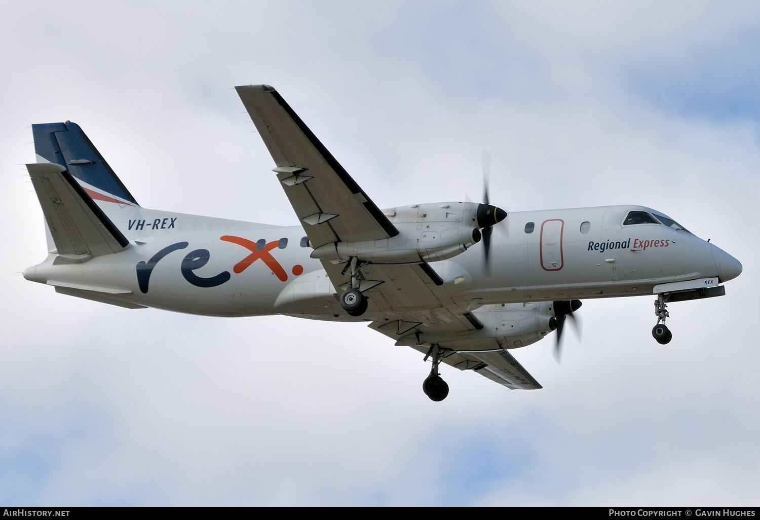 Aircraft Photo of VH-REX | Saab 340B | REX - Regional Express | AirHistory.net #269484