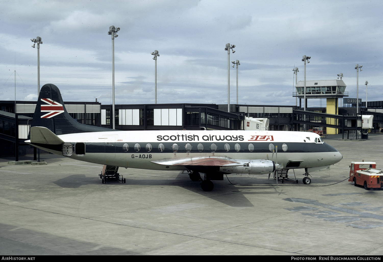 Aircraft Photo of G-AOJB | Vickers 802 Viscount | BEA Scottish Airways - British European Airways | AirHistory.net #269485