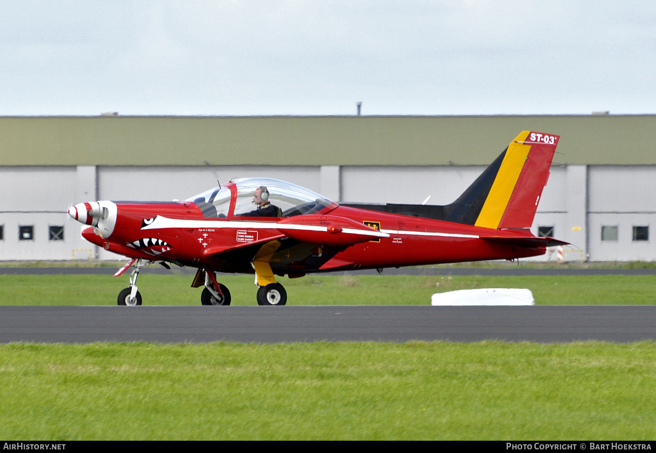 Aircraft Photo of ST-03 | SIAI-Marchetti SF-260M+ | Belgium - Air Force | AirHistory.net #269540