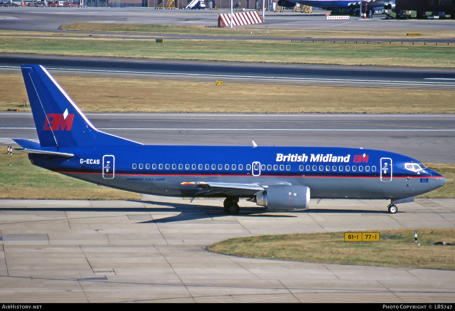 Aircraft Photo of G-ECAS | Boeing 737-36N | British Midland Airways - BMA | AirHistory.net #269571