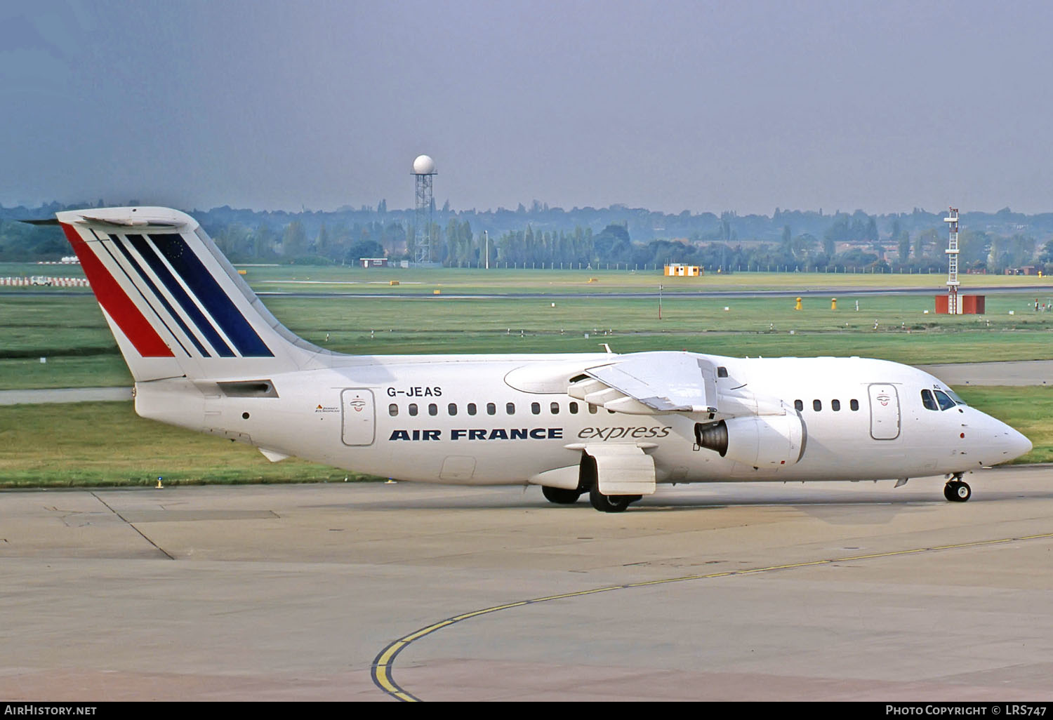 Aircraft Photo of G-JEAS | British Aerospace BAe-146-200 | Air France Express | AirHistory.net #269572