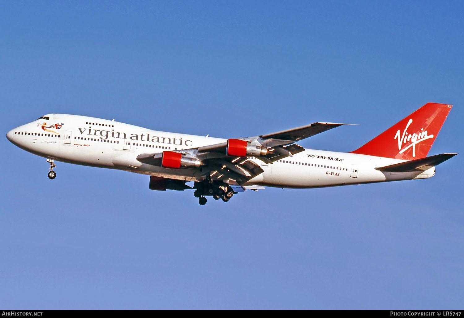 Aircraft Photo of G-VLAX | Boeing 747-238B | Virgin Atlantic Airways | AirHistory.net #269574