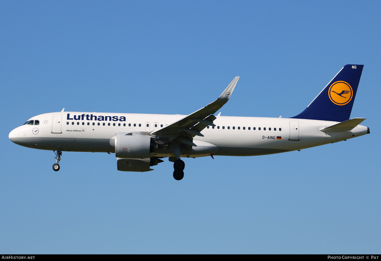 Aircraft Photo of D-AING | Airbus A320-271N | Lufthansa | AirHistory.net #269576