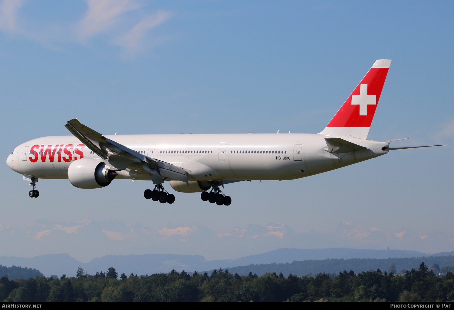Aircraft Photo of HB-JNK | Boeing 777-300/ER | Swiss International Air Lines | AirHistory.net #269579