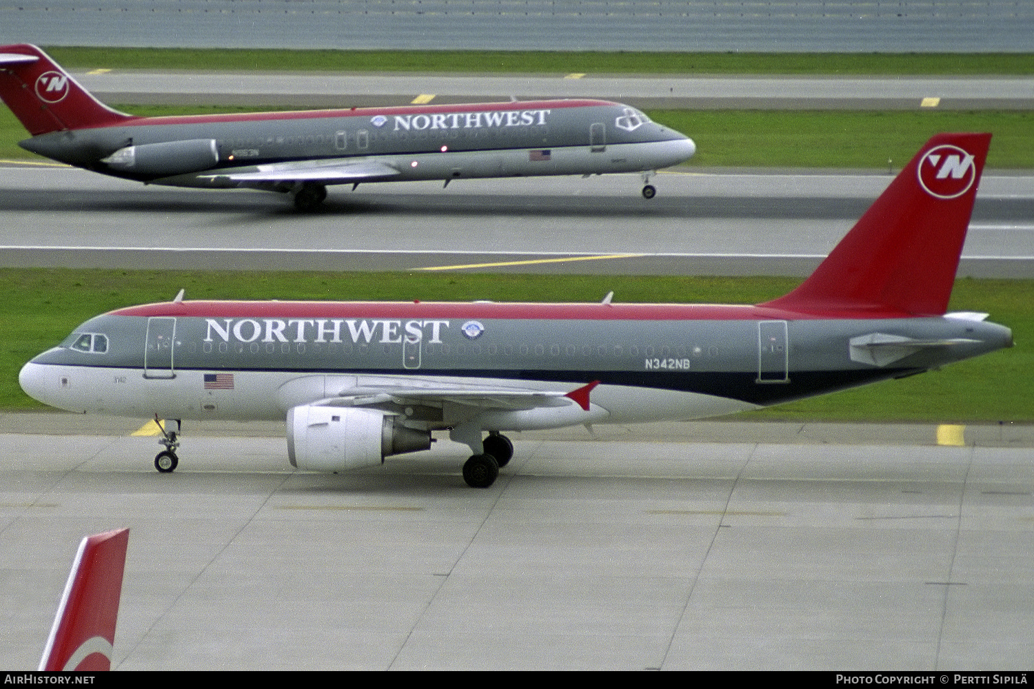 Aircraft Photo of N342NB | Airbus A319-114 | Northwest Airlines | AirHistory.net #269580