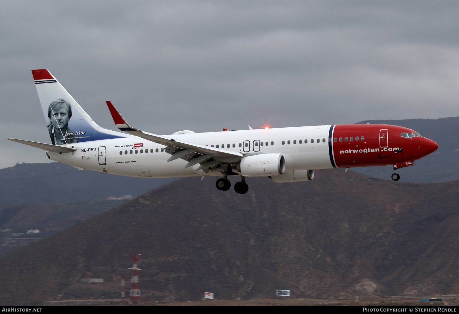 Aircraft Photo of SE-RRJ | Boeing 737-800 | Norwegian | AirHistory.net #269598