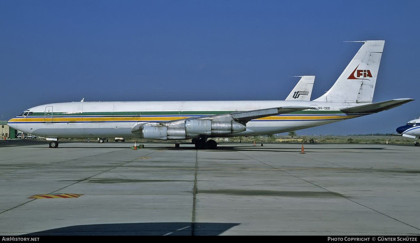 Aircraft Photo of 9G-OOD | Boeing 707-399C | First International Airlines - FIA | AirHistory.net #269618